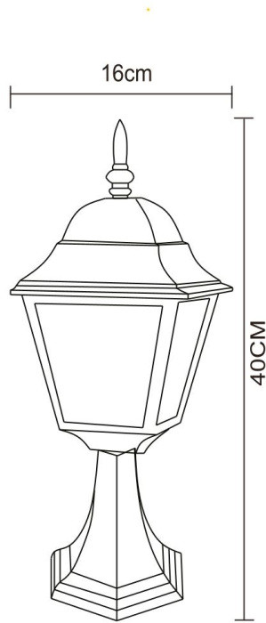 Наземный фонарь Bremen A1014FN-1WH Arte Lamp