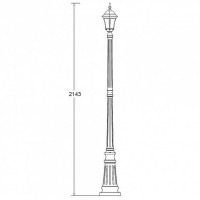 Наземный фонарь  91309S Bl Oasis Light