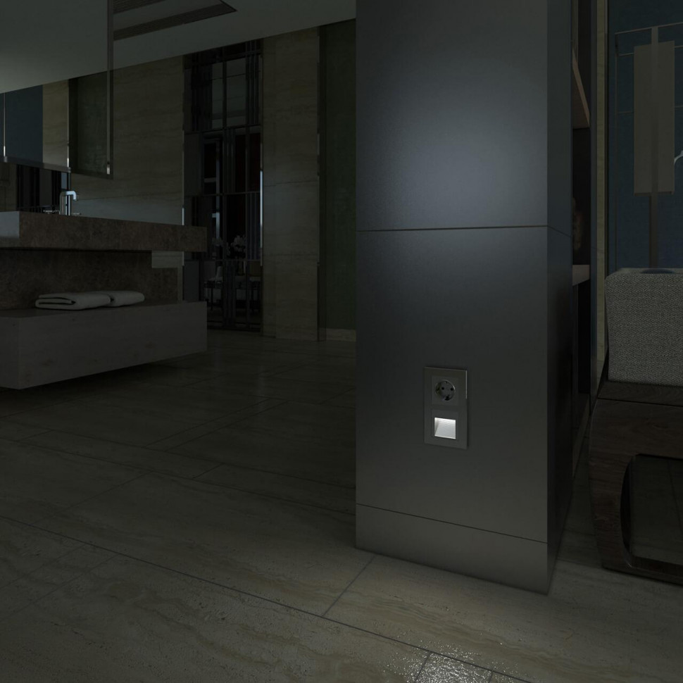 Встраиваемая LED подсветка Werkel серебряный W1154206 4690389156052