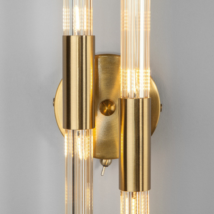 Настенный светильник Sole 557/4 золотая бронза Bogate's