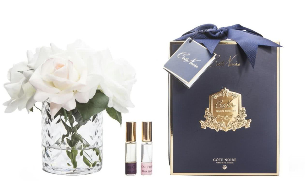 Парфюмированный цветочный аромат белые розы "Елочка"Cote Noire