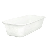 Лоток для СВЧ 1,63л."Borcam" кремовый