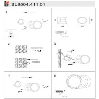 Уличный настенный светодиодный светильник ST Luce Alceno SL9504.411.01 Уличный настенный светодиодный светильник ST Luce Alceno SL9504.411.01