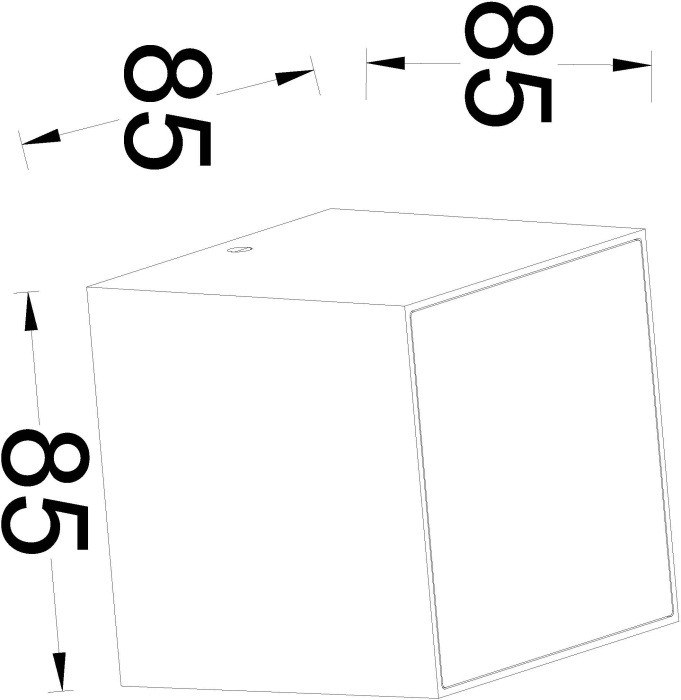 Потолочный светильник уличный TUBE LED W3891-3K Bl Oasis Light