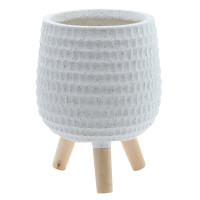 Кашпо, L25,5 W25,5 H38,5 см