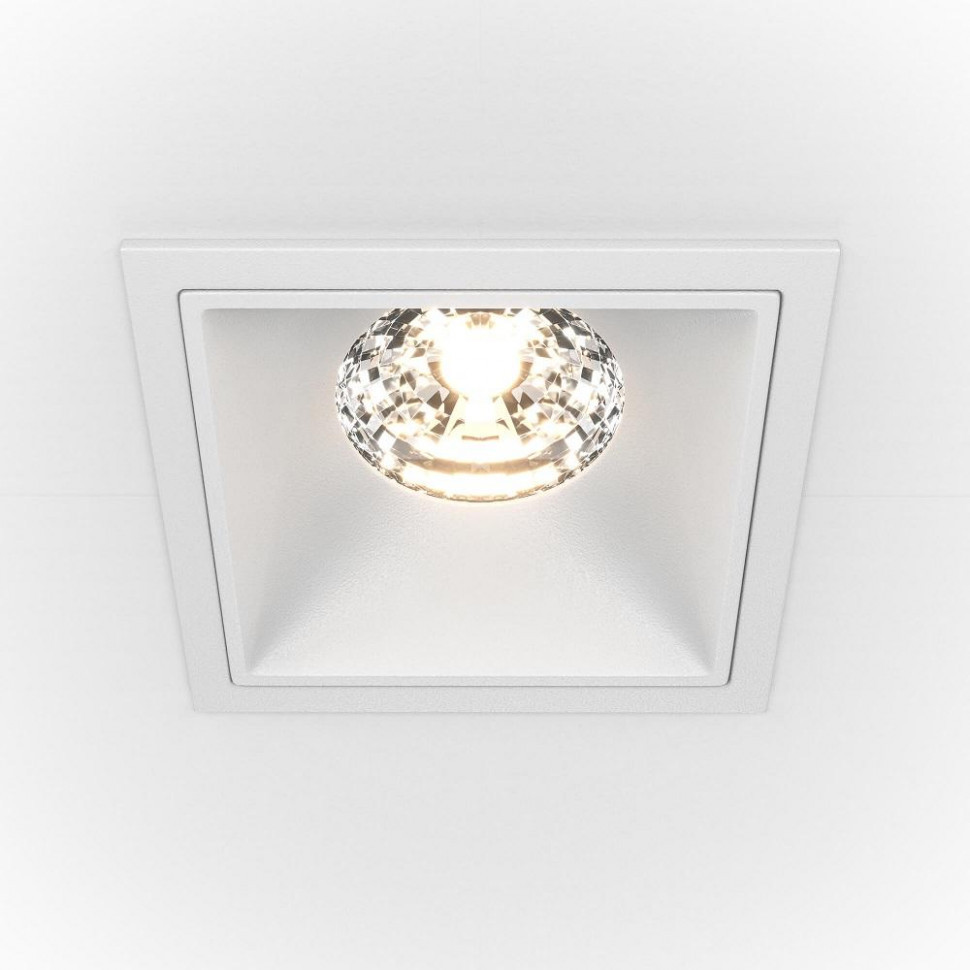 Встраиваемый светильник Maytoni Alfa LED DL043-01-15W3K-SQ-W