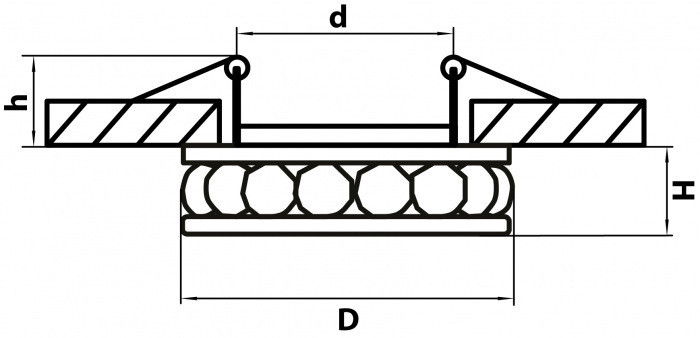 Точечный светильник Monilo 031704 Lightstar