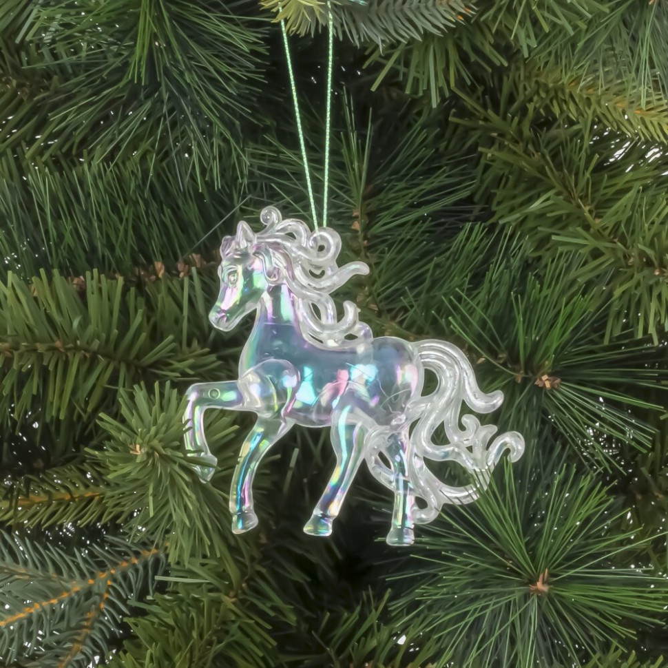 Украшение новогоднеe "Лошадь", L10 W3 H9,5 см