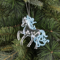 Украшение новогоднеe "Лошадь", L10 W3 H9,5 см