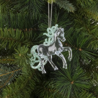 Украшение новогоднеe "Лошадь", L10 W3 H9,5 см