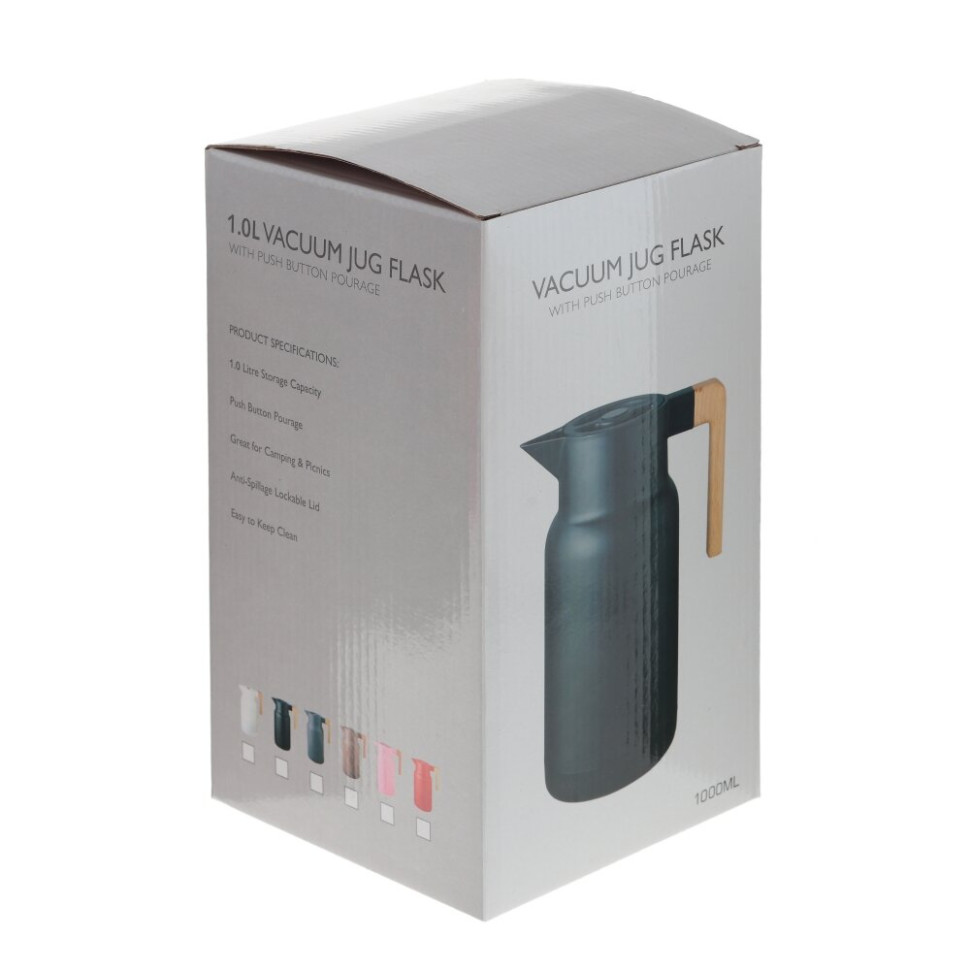 Чайник, 1000 мл, L20 W13 H25 см, 4в.