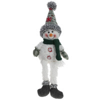 Игрушка набивная "Снеговик", L13 W7 H45/18 см, 2в.
