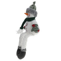 Игрушка набивная "Снеговик", L13 W7 H45/18 см, 2в.