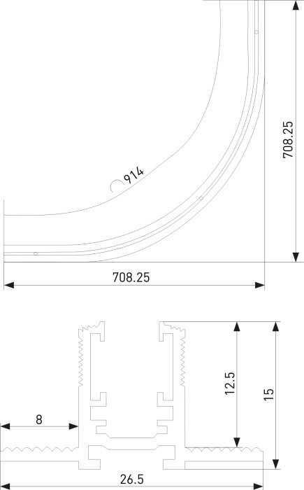 Шинопровод Mini Magnetic 85221/00 Elektrostandard