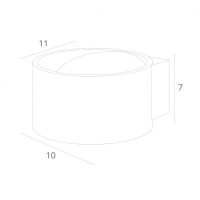 Настенный светильник Cerchio A1417AP-1GY Arte Lamp