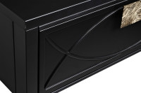 Консоль черная с ящиками Консоль черная с ящиками