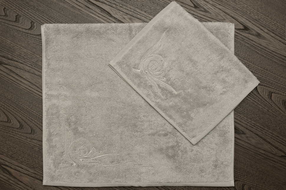 Полотенце "Лирика" 70*140 бежевое