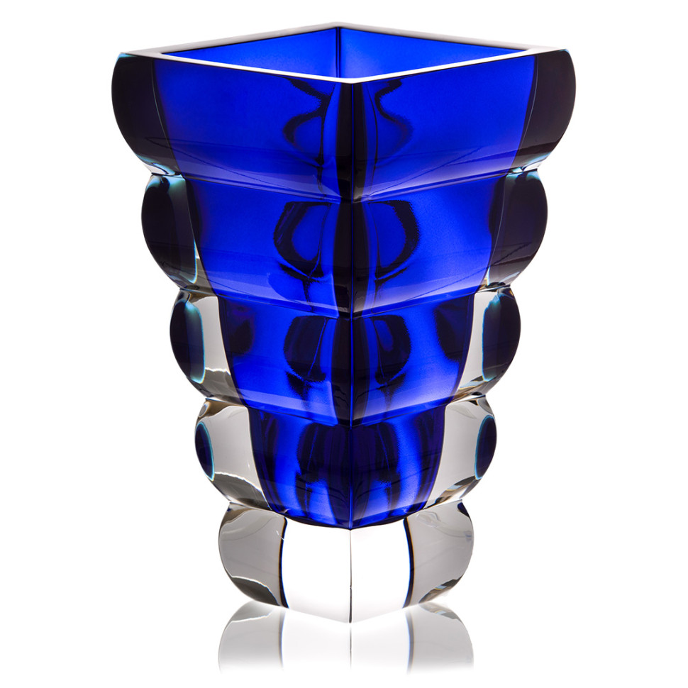 Ваза для цветов 25см."Adria" синяя