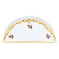 Салфетница 17см."Роза золотая"