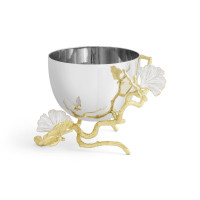 Ваза для конфет Michael Aram "Butterfly Ginkgo Gold", 10 см, 325 мл