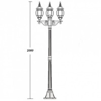Наземный фонарь  83408SB Gb Oasis Light