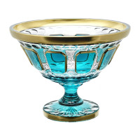 Ваза для фруктов н/н 31см."Антик Бирюза"