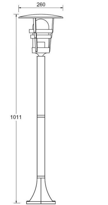 Наземный фонарь  68906 Bl Oasis Light