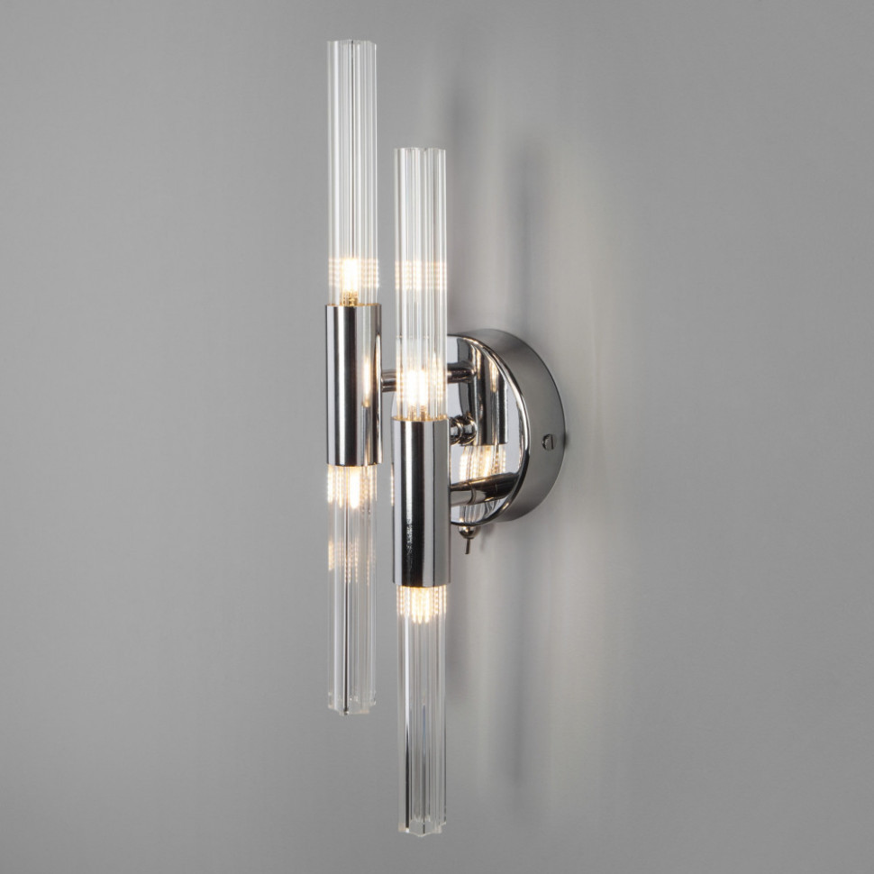 Настенный светильник Sole 558/4 хром Bogate's