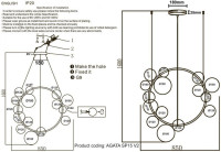 Подвесная люстра Crystal Lux Agata SP15 V2 Gold/Transparente Подвесная люстра Crystal Lux Agata SP15 V2 Gold/Transparente