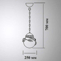 Уличный светильник подвесной Галактика 40-002-ЧЗ Кузнечное дело Уличный светильник подвесной Галактика 40-002-ЧЗ Кузнечное дело