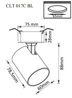 Встраиваемый спот Crystal Lux CLT 017C WH Встраиваемый спот Crystal Lux CLT 017C WH