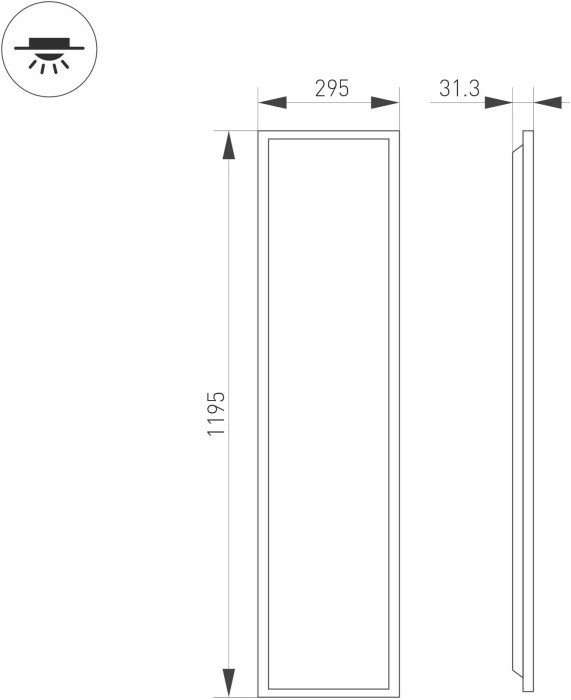 Светодиодная панель TITAN 052817 Arlight