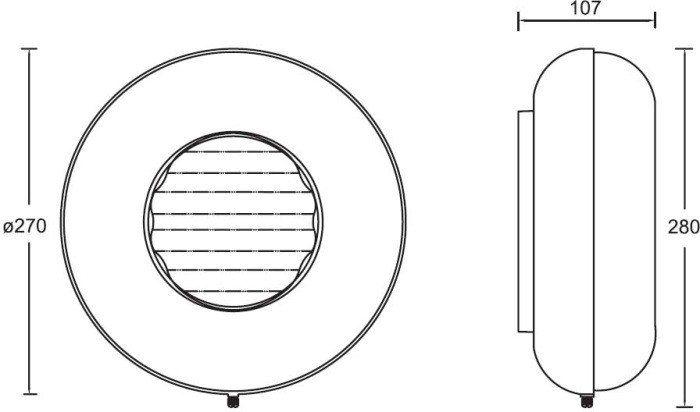 Потолочный светильник уличный SIDNEY 3331 S Oasis Light