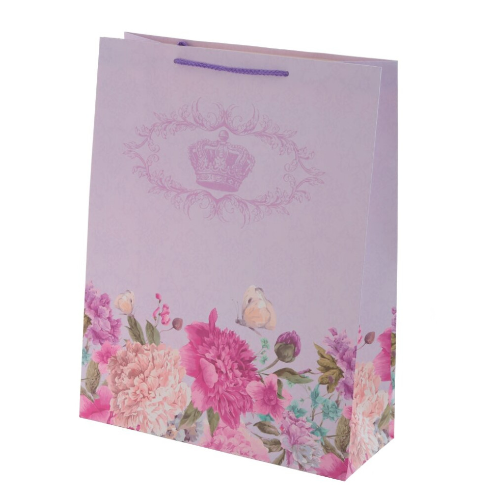 Пакет подарочный S (бумага 210г/м2, блок микс 12шт), L18 W8,5 H24 см, 4в.