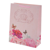 Пакет подарочный S (бумага 210г/м2, блок микс 12шт), L18 W8,5 H24 см, 4в.