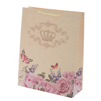 Пакет подарочный S (бумага 210г/м2, блок микс 12шт), L18 W8,5 H24 см, 4в.