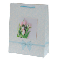 Пакет подарочный S (бумага 210г/м2, блок микс 12шт), L18 W8,5 H24 см, 4в.