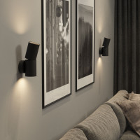 Настенный светильник Deep 40126/LED черный Elektrostandard