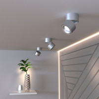 Точечный светильник Klips DLR031 15W 4200K 3100 серебро матовый Elektrostandard