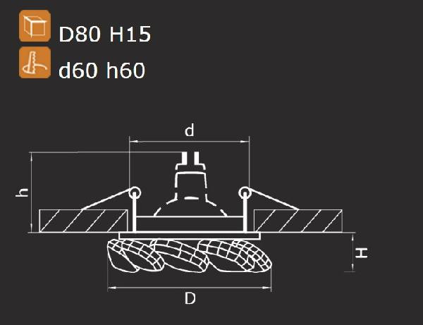 Точечный светильник NOCE 031902 Lightstar