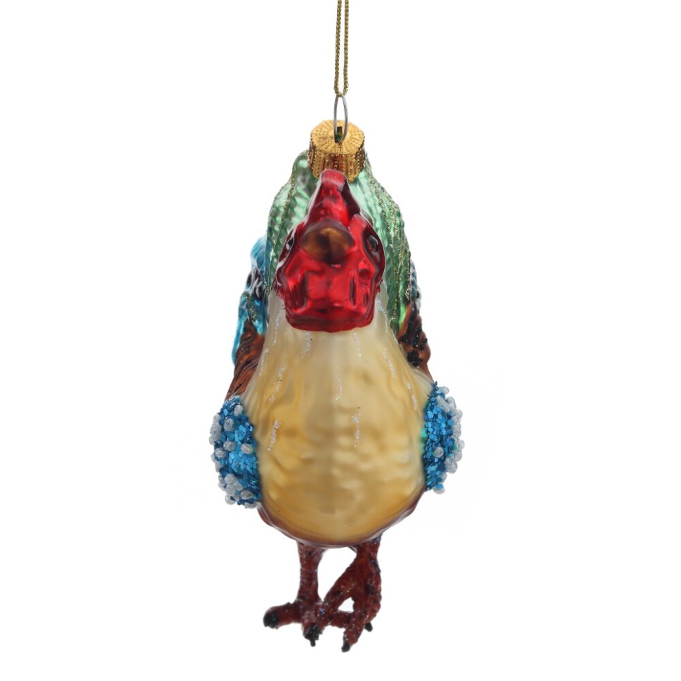 Украшение новогоднее "Петух", L8,5 W5,5 H12,5 см