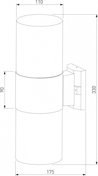 Настенный светильник уличный Roil 35125/D Elektrostandard