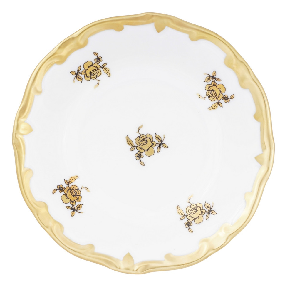 Набор розеток 11см.6шт."Роза золотая"