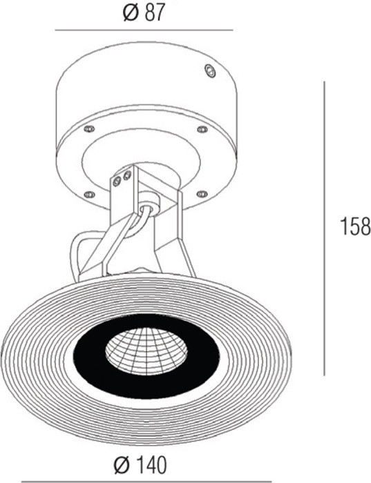 Спот Disco DL18411/11WW-White Donolux