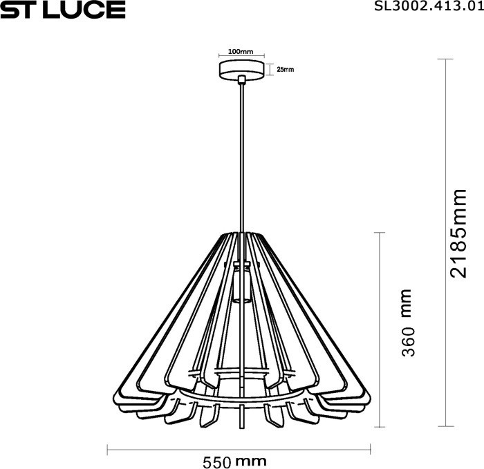 Подвесной светильник Sentito SL3002.413.01 ST Luce