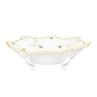 Сухарница 31см."Роза золотая"