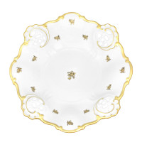 Сухарница 31см."Роза золотая"