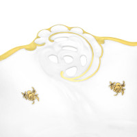 Сухарница 31см."Роза золотая"