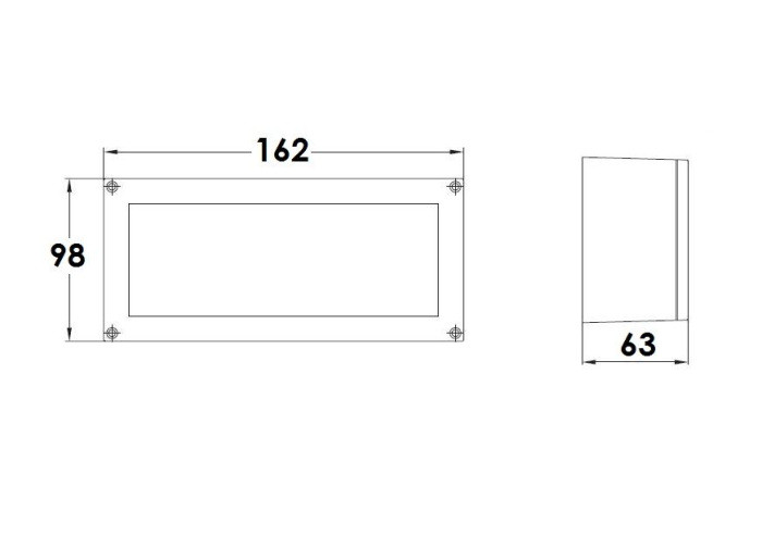 Встраиваемый светильник уличный  W91488 S Oasis Light