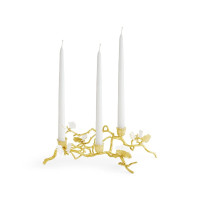 Подсвечник Michael Aram "Butterfly Ginkgo Gold", 13 см